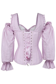 Miriam Bespoke Pink Cotton Corset