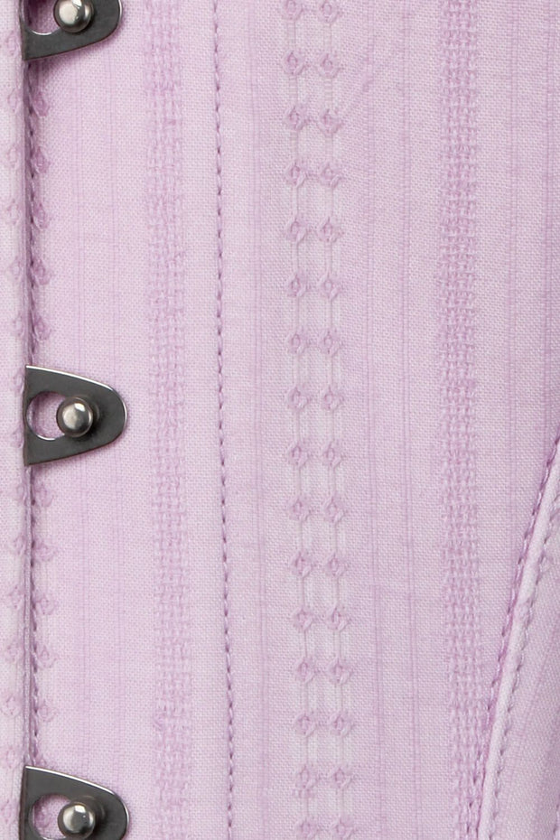 Miriam Bespoke Pink Cotton Corset