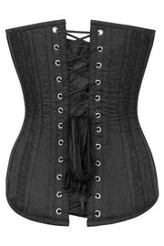 Vienna Bespoke Black Brocade Corset