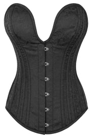 Vienna Bespoke Black Brocade Corset