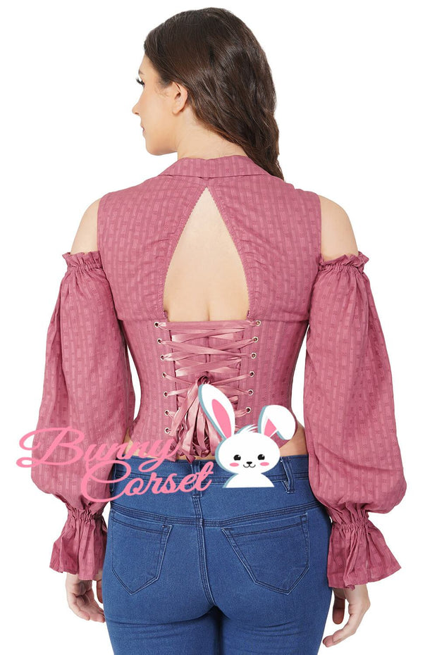 Yareli Cold Shoulder Cotton Corset