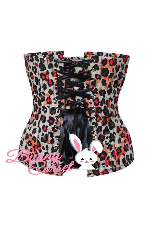 Luella Underbust Leopard Print Corset