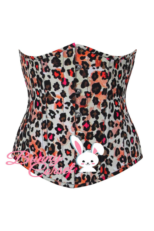 Luella Underbust Leopard Print Corset