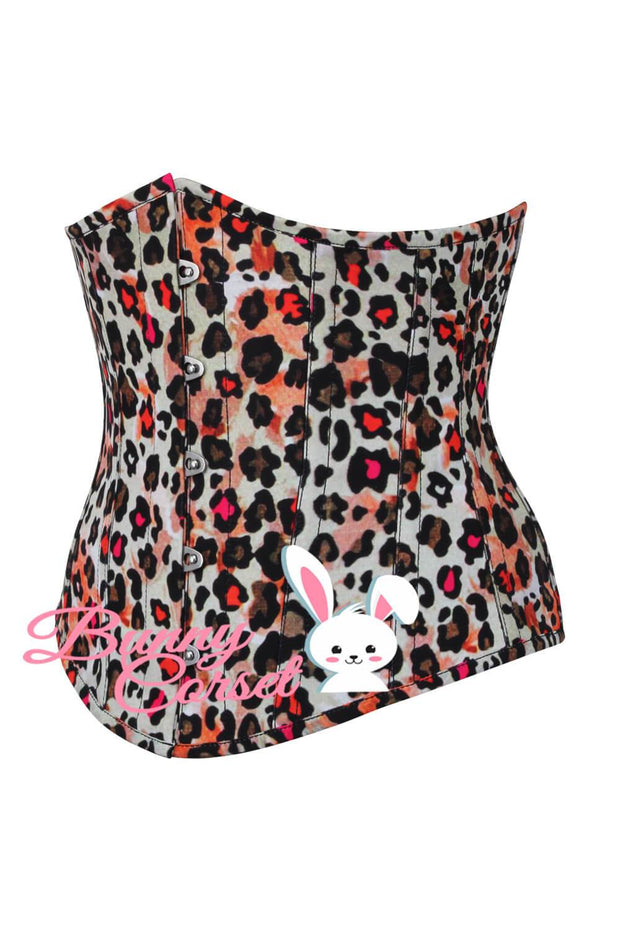 Luella Underbust Leopard Print Corset