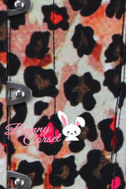 Luella Underbust Leopard Print Corset