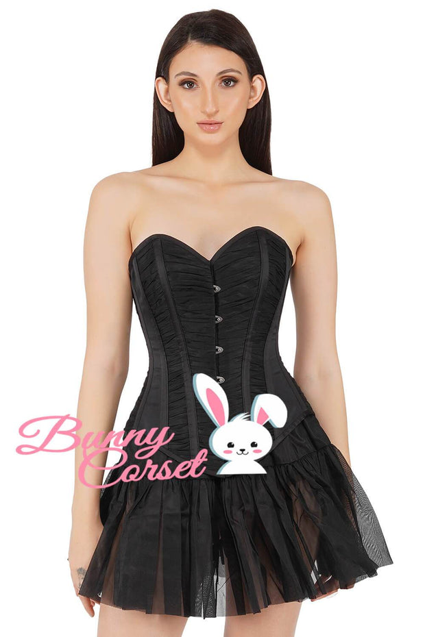 Jolene Overbust Black Corset with Tutu Skirt