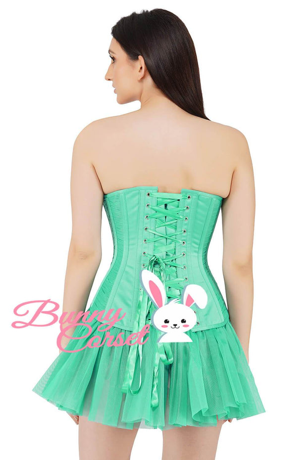 Melani Duchess Satin Corset with Tutu Skirt