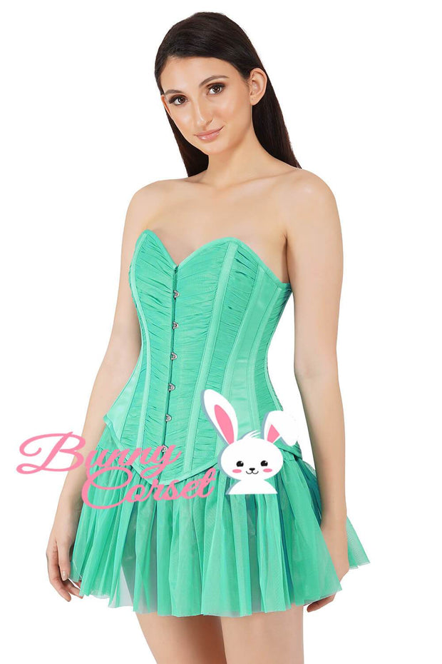 Melani Duchess Satin Corset with Tutu Skirt