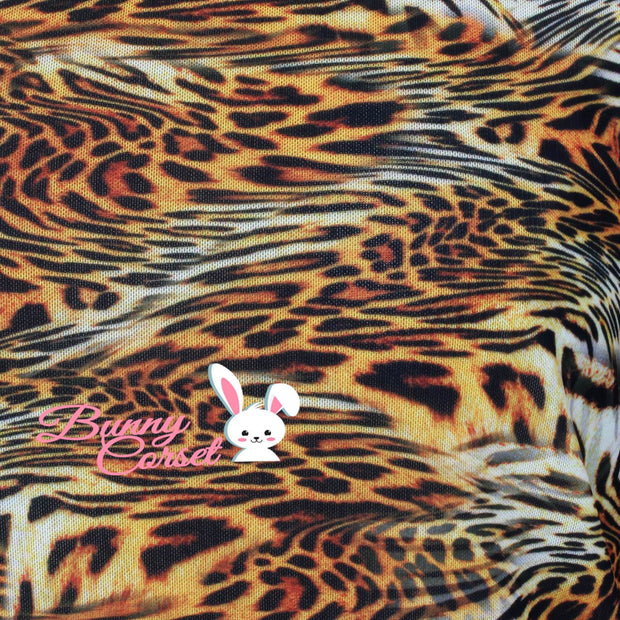 Bastina Tiger Print Mesh Top