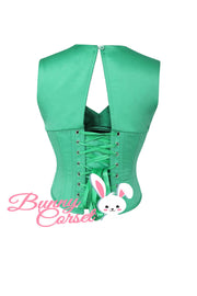 Adeline Duchess Satin with Mesh Corset