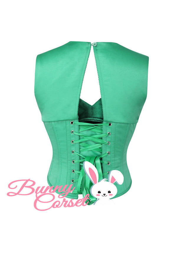 Adeline Duchess Satin with Mesh Corset
