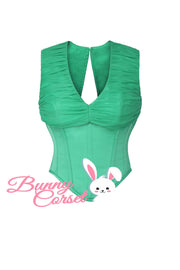 Adeline Duchess Satin with Mesh Corset
