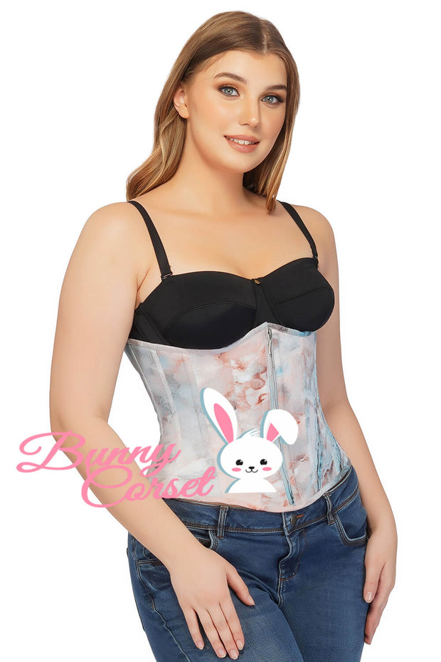 Charli Zipper Printed Corset