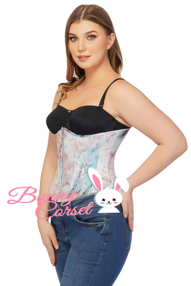 Charli Zipper Printed Corset