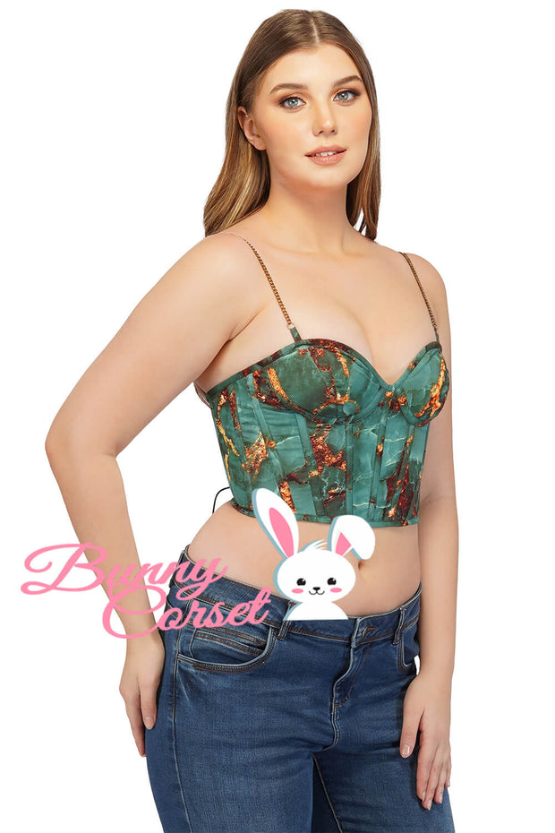 Cassidy Printed Corset Top