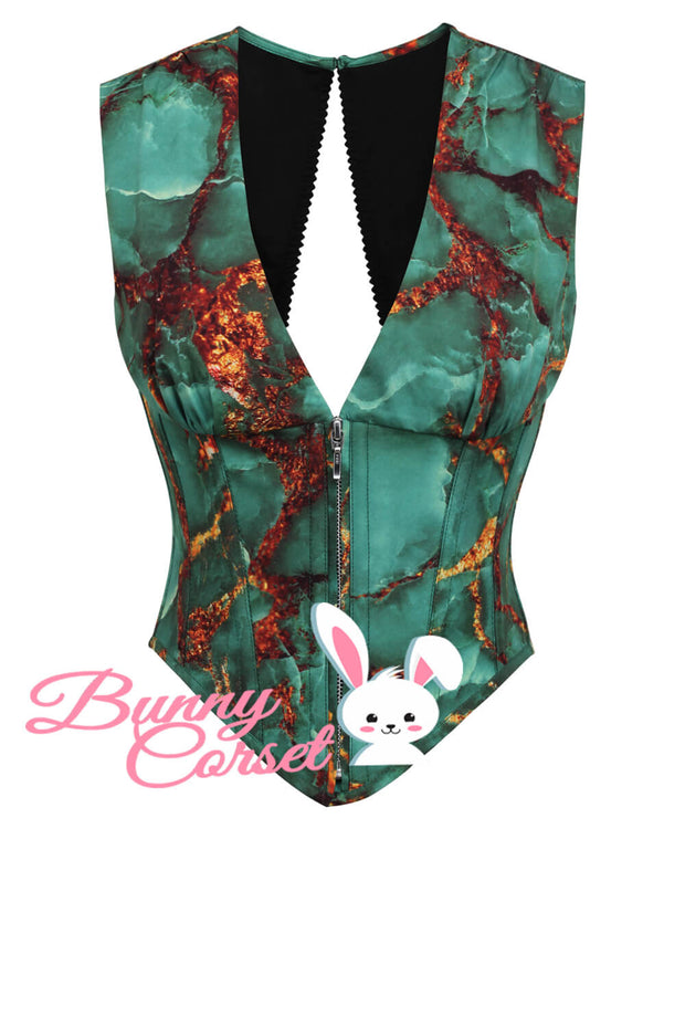 Reign Printed Underbust Corset