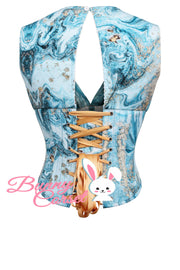 Gabrielle Zipper Printed Corset