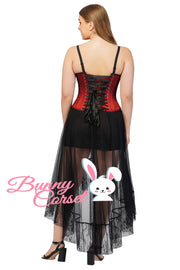 Joy Embroidered Lace Overlay Couture Corset