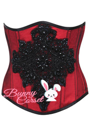 Joy Embroidered Lace Overlay Couture Corset