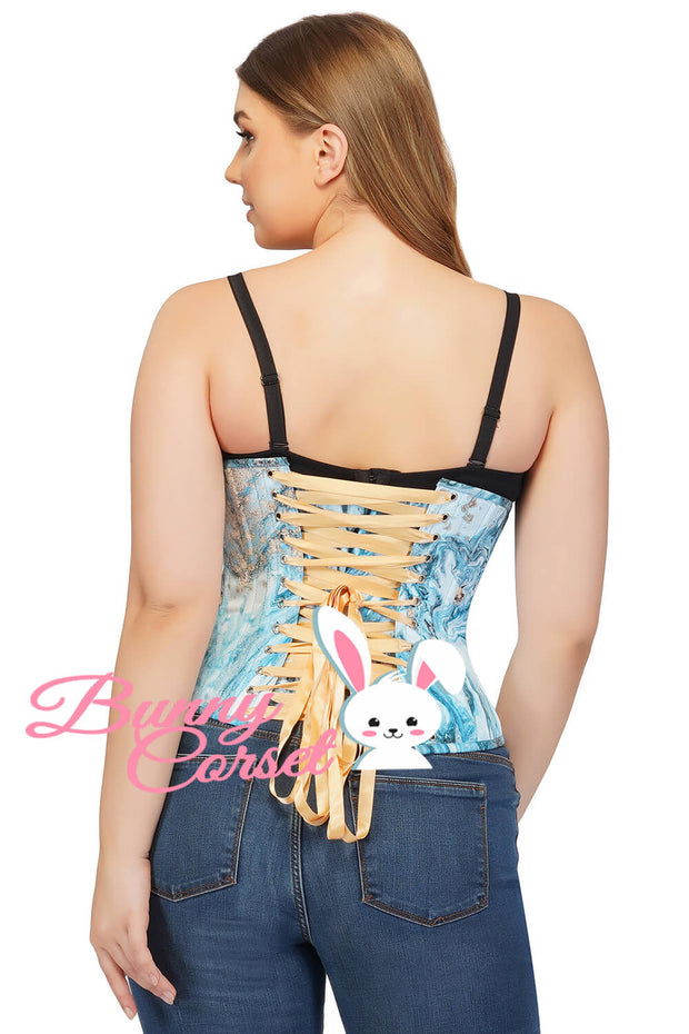 Anaya Zipper Printed Corset