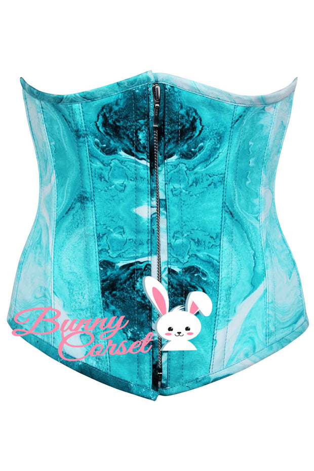 Avianna Printed Zipper Corset