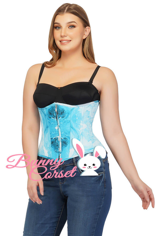 Avianna Printed Zipper Corset