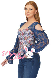 Oaklee Cold Shoulder Corset