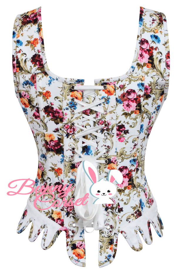 Laurel Floral Print Corset