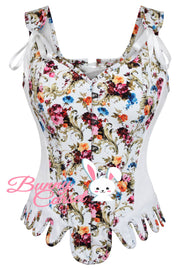 Laurel Floral Print Corset