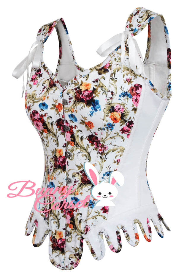 Laurel Floral Print Corset