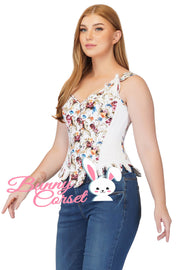 Laurel Floral Print Corset