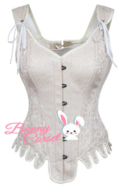 Amya Ivory Brocade Corset