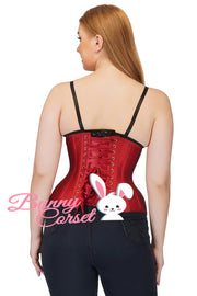 Penelope Curvy Maroon Corset