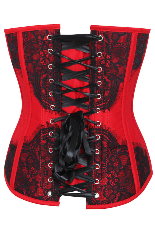 Tatiana Red Overbust Corset