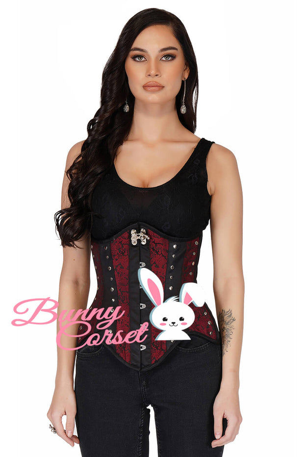 Beckie Curvy Brocade Corset