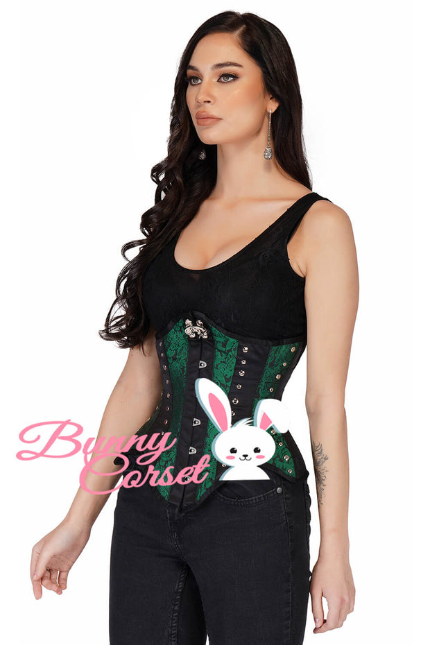 Beckie Curvy Brocade Corset