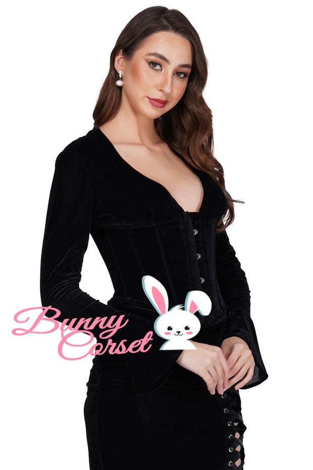 Torie Black Corset Top