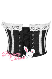 Cailynn Black Brocade Corset