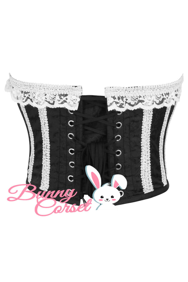 Cailynn Black Brocade Corset