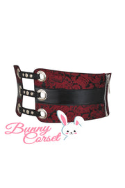 Janessa Maroon Corset Belt