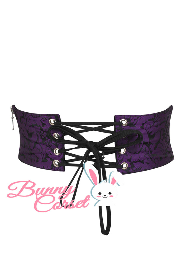 Janessa Maroon Corset Belt