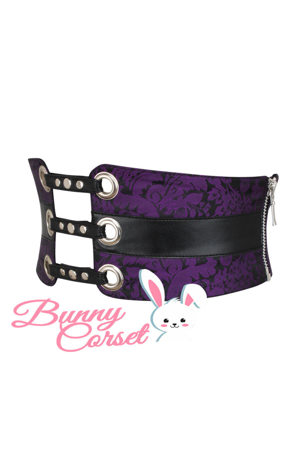 Janessa Maroon Corset Belt