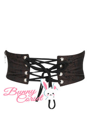 Janessa Maroon Corset Belt
