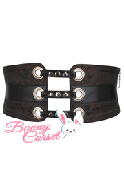 Janessa Maroon Corset Belt
