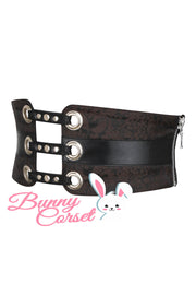 Janessa Maroon Corset Belt