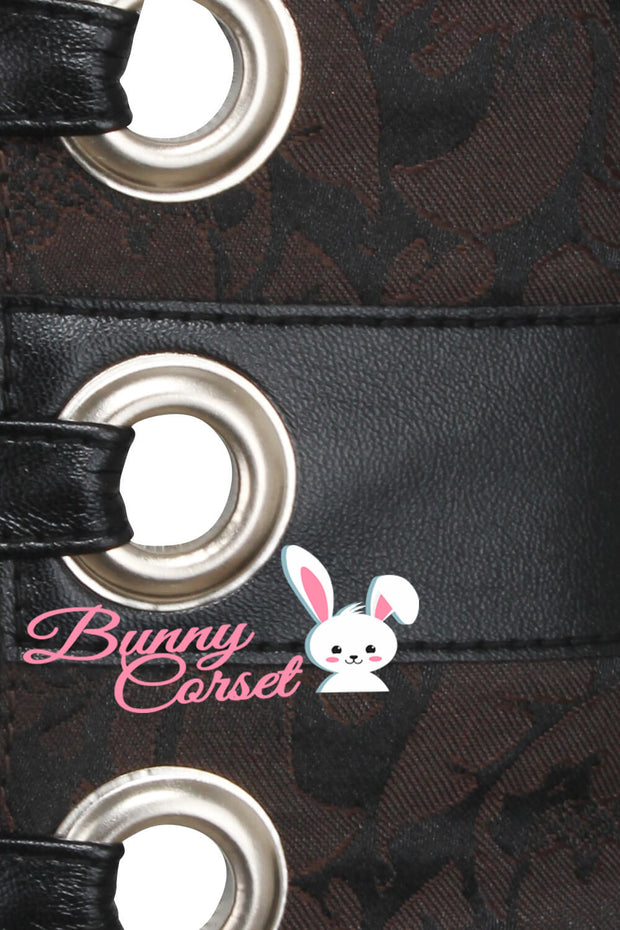 Janessa Maroon Corset Belt
