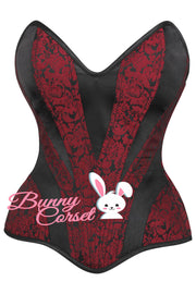 Evolet Overbust Maroon Corset