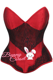 Taylee Maroon Overbust Corset