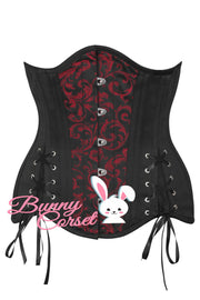 Sheloa Maroon Curvy Corset