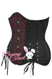 Sheloa Maroon Curvy Corset